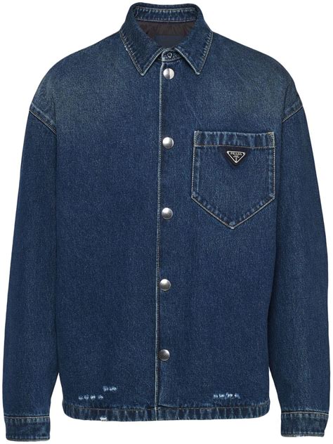 mens prada denim shirt|prada jeans women.